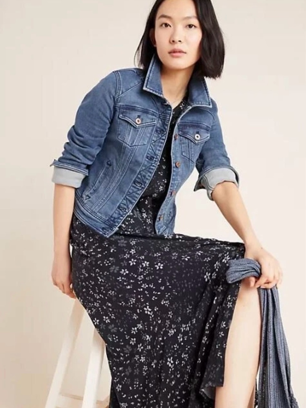 Pilcro Blue Denim Jean Jacket